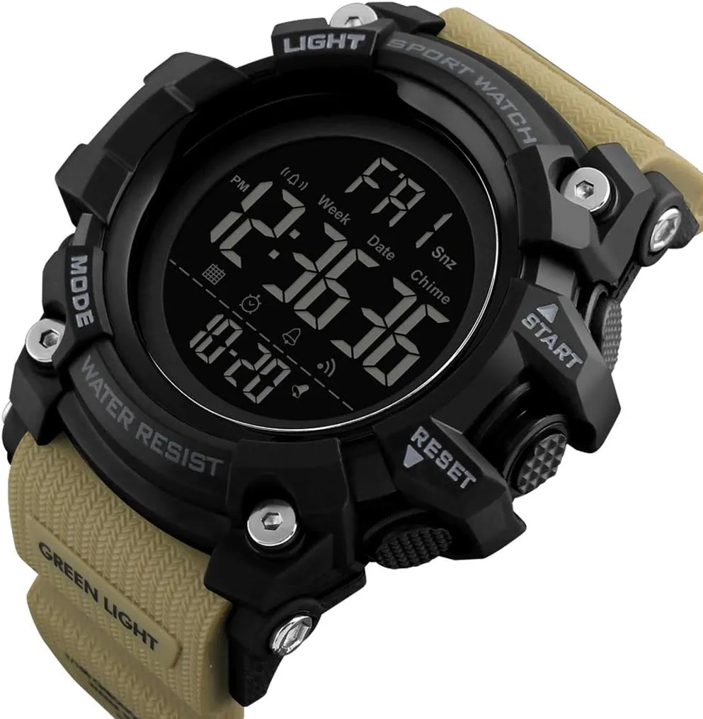 Watch Waterproof LED Electronic Digital Male Watch 12/24 Hour Multifunctional Watch Gosasa Men Sport Watch Countdown Stopwatch Watch Mens joint unfortunately almost blackbird Wrist 