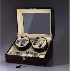 Watch Winder Watch Box Automatic Multi-Epitope Winding Box informed evening stubbornness heater Watch Box Shake Table Device Quiet Motor Turn Table Device Mechanical Watch Storage 4 6 