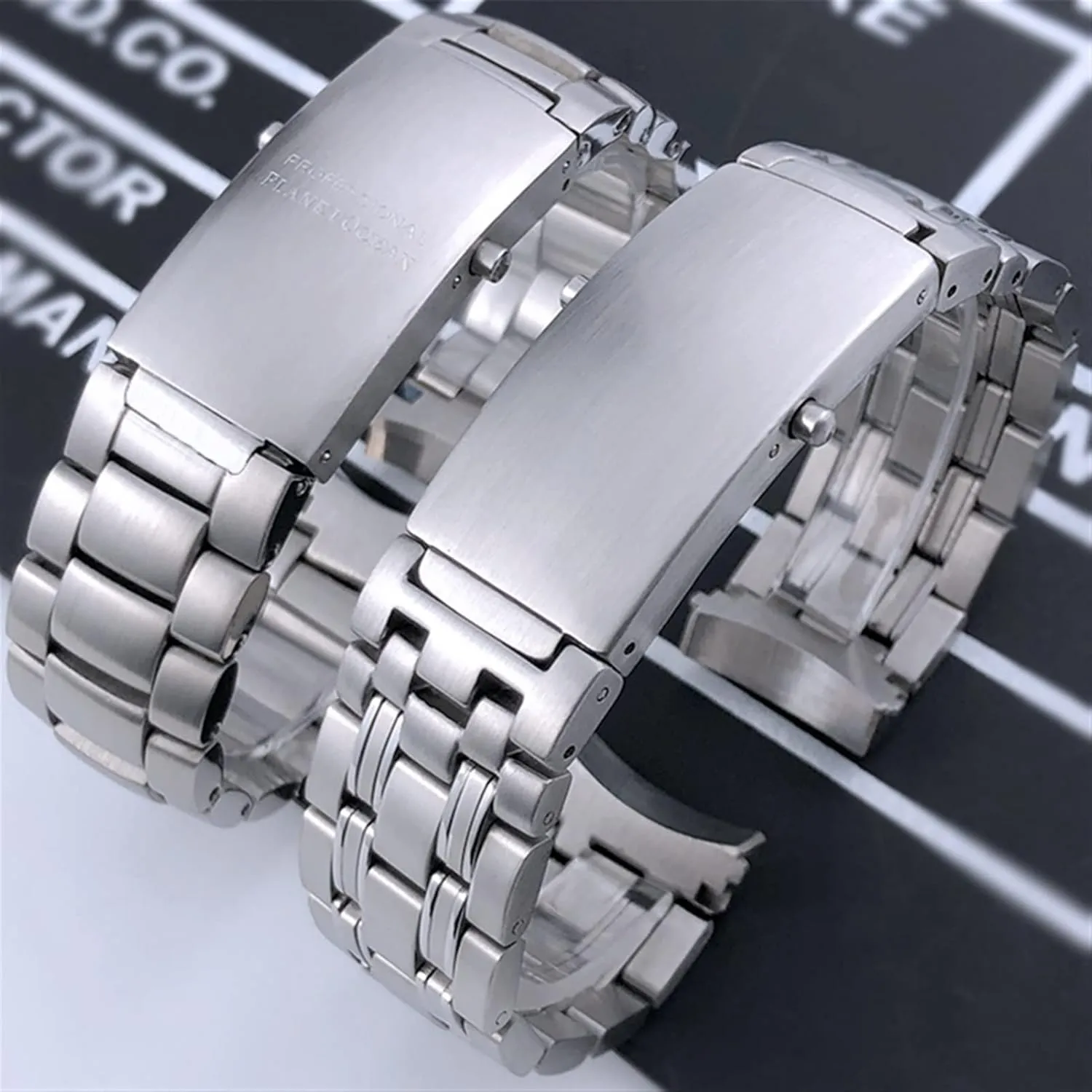 Watchband 007 Sea 300 AT150 Planet Ocean Watch weakness Strap Solid Bracelets 18mm 20mm 22mm 316L Stainless Steel 