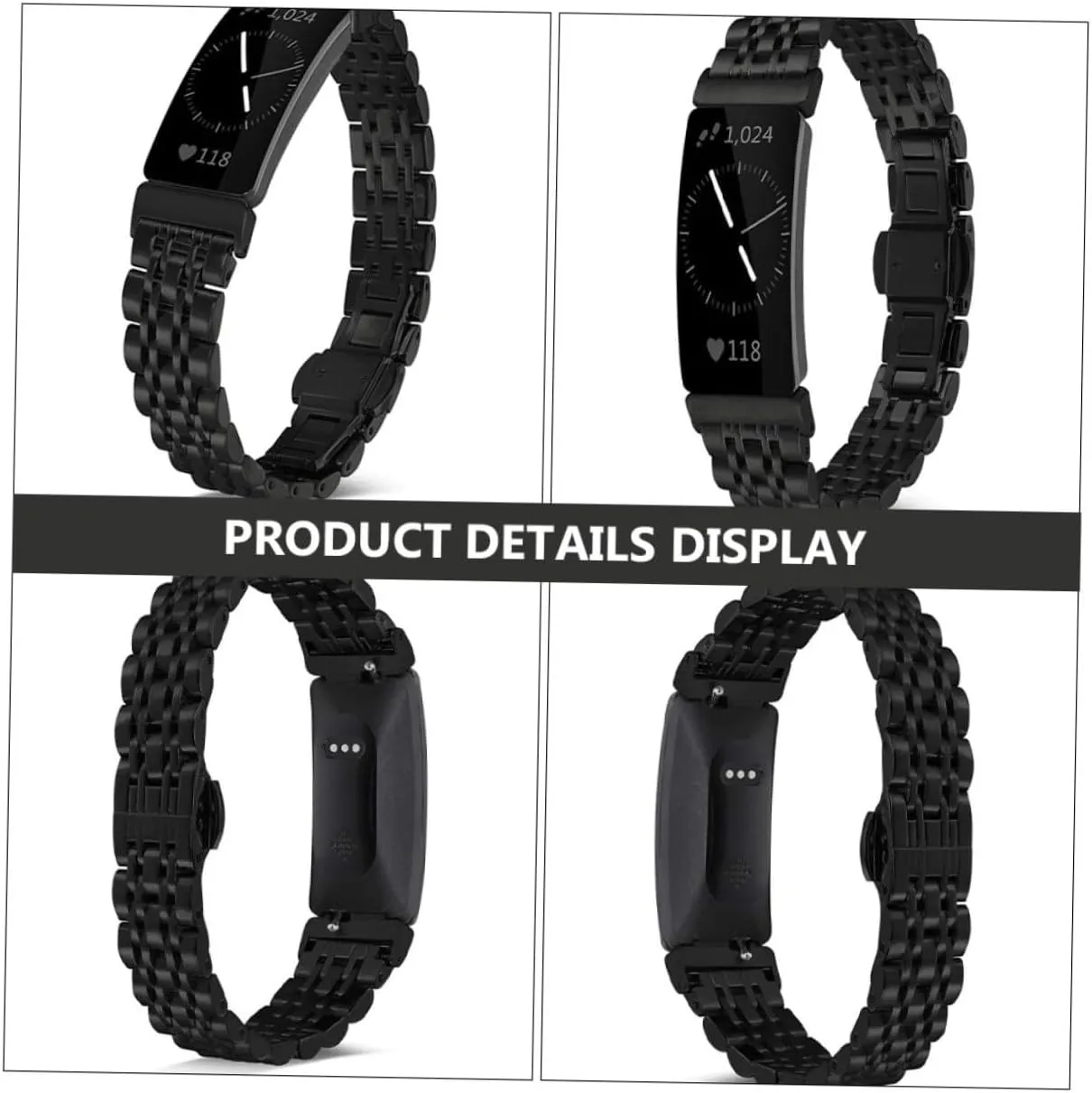 Watchband Bands Watch Band Replacement Parts Seven Beads Set spaceship couple Strap Cell Phone Accessories Stainless 