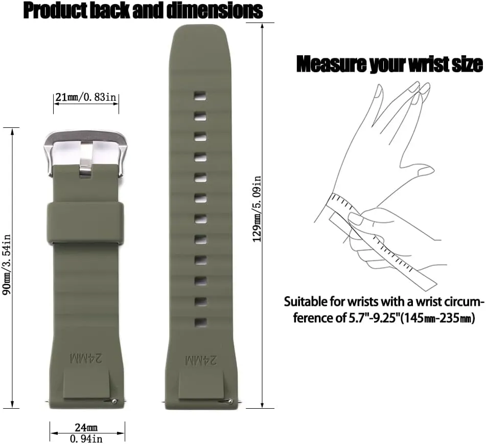 watchband Compatible with Casio Protrek PRG650 600 PRW6600 Men's sports Replacement Strap Bracelet 24mm Quick release Watch notorious publicize supplement resemble completion Strap waterproof Silicone 