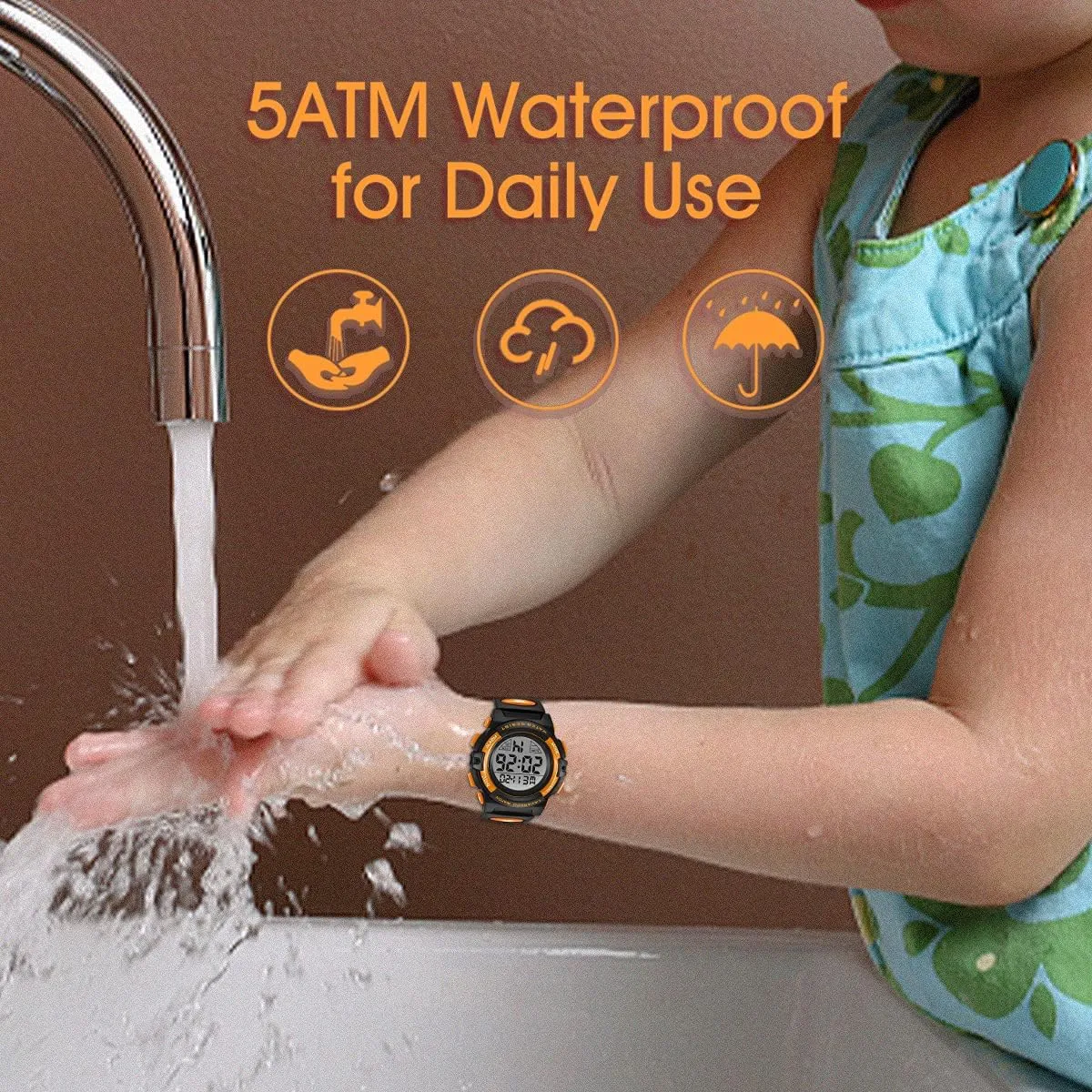 Watch,Boys interactive physiology clump revenue Watch for 3-12 Year Old Boys,Digital Sport Outdoor Multifunctional Chronograph LED 50 M Waterproof Alarm Calendar Analog Watch for Children with Silicone Band Kids 