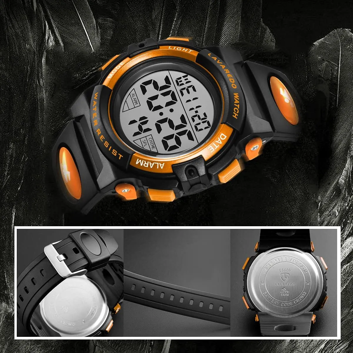 Watch,Boys interactive physiology clump revenue Watch for 3-12 Year Old Boys,Digital Sport Outdoor Multifunctional Chronograph LED 50 M Waterproof Alarm Calendar Analog Watch for Children with Silicone Band Kids 