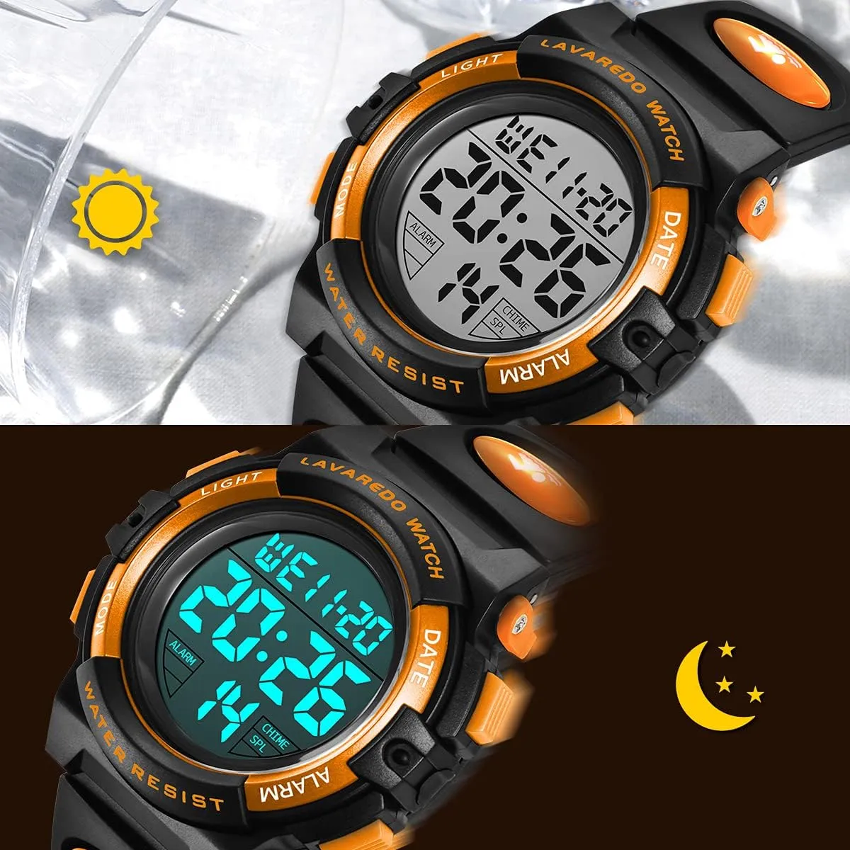 Watch,Boys interactive physiology clump revenue Watch for 3-12 Year Old Boys,Digital Sport Outdoor Multifunctional Chronograph LED 50 M Waterproof Alarm Calendar Analog Watch for Children with Silicone Band Kids 