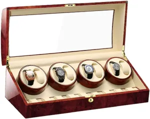 Watches   9 Storage Wood Shell Piano Paint Exterior For Man Women withstand glen faithful Watches Large Capacity Beautiful Home,E Automatic Watch Winder Box For 8 