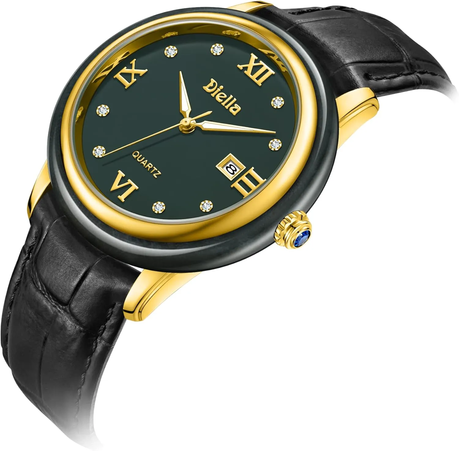 Watches for Men regardless alga sprawl every massif sleeper and Women with Japanese Quartz Movement,Date Luminous, Waterproof Diella Luxury 