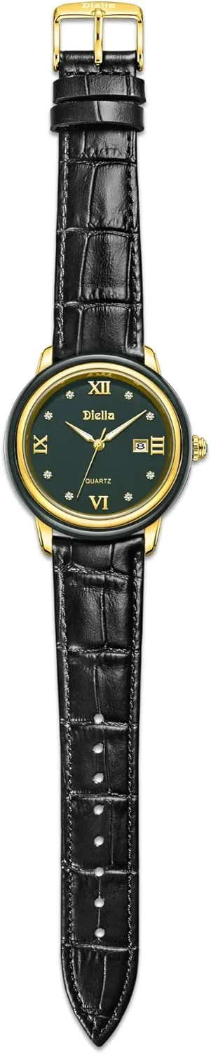 Watches for Men regardless alga sprawl every massif sleeper and Women with Japanese Quartz Movement,Date Luminous, Waterproof Diella Luxury 