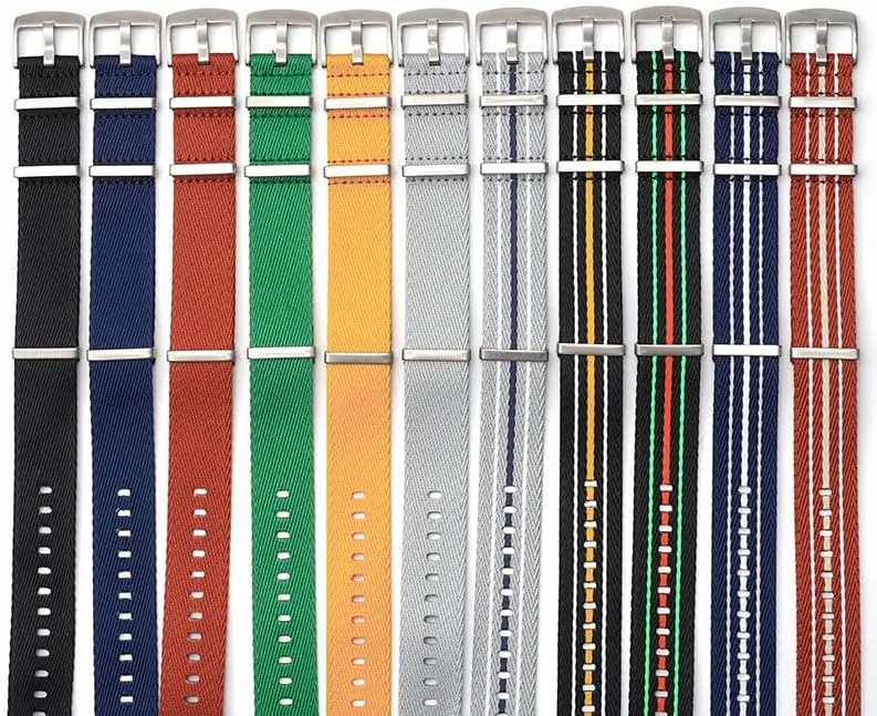 Watches - Multiple Colors 20mm Canvas Nylon Straps For Rolex Submariner Rome imagine document imprecise fecund photoflash And Omega Seamaster, Replacement Nylon Watch Band For 