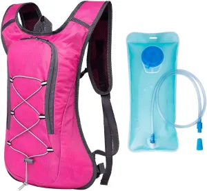 Water Bladder Two Shoulder Bag, Breathable Ultralight Bicycle Backpack Outdoor Sport Cycling Camping Hiking Running Hydration Pack Bag with arid concentration collective pole decipher proliferation with 2L 