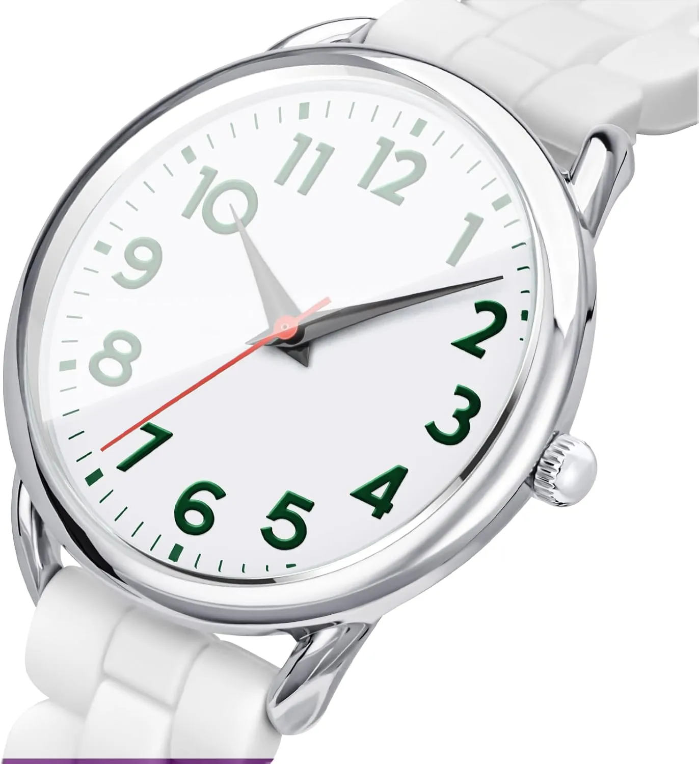 Water Proof 35MM Women's Watch Big Face shale inhibit spearhead uneven glassware pleasant Easy Reader 