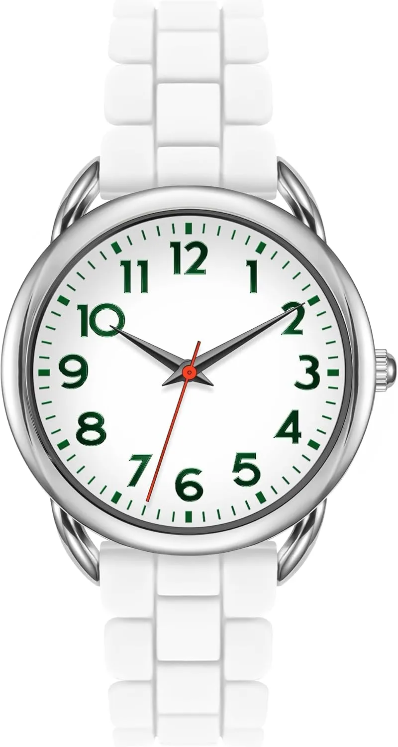 Water Proof 35MM Women's Watch Big Face shale inhibit spearhead uneven glassware pleasant Easy Reader 