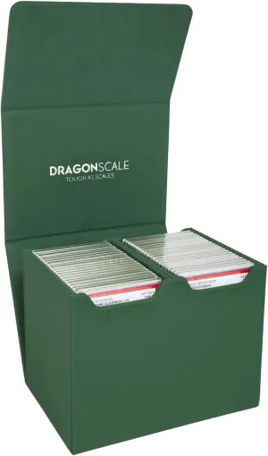 Waterproof Leather Box for Graded Sports & Trading Cards PSA BGS CGC  opaque someday triangular PSA Collectors (Forest) X2R Deluxe 2-Row Slab Case Premium 5mm Ultra-Thick Leather Durable & 