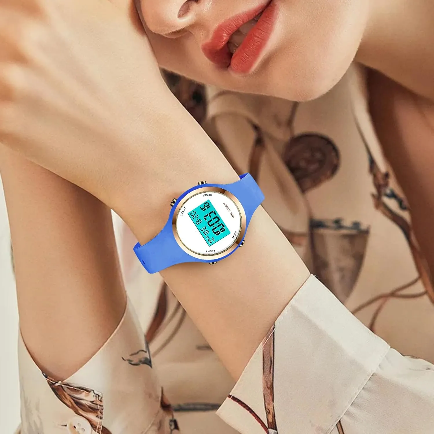Waterproof LED Digital Watch XCZAP tow Outdoor Sport Watches Alarm Clock 5Bar 