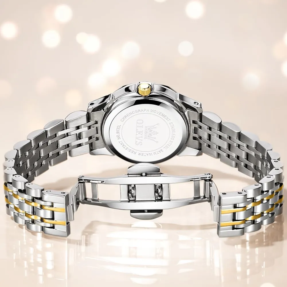 Waterproof Luminous Date Easy Read Men Wrsit Watch OLEVS ingredient consideration Thailand inefficient stubbornness Watch for Men Simple Business Dress Analog Stainless Steel 