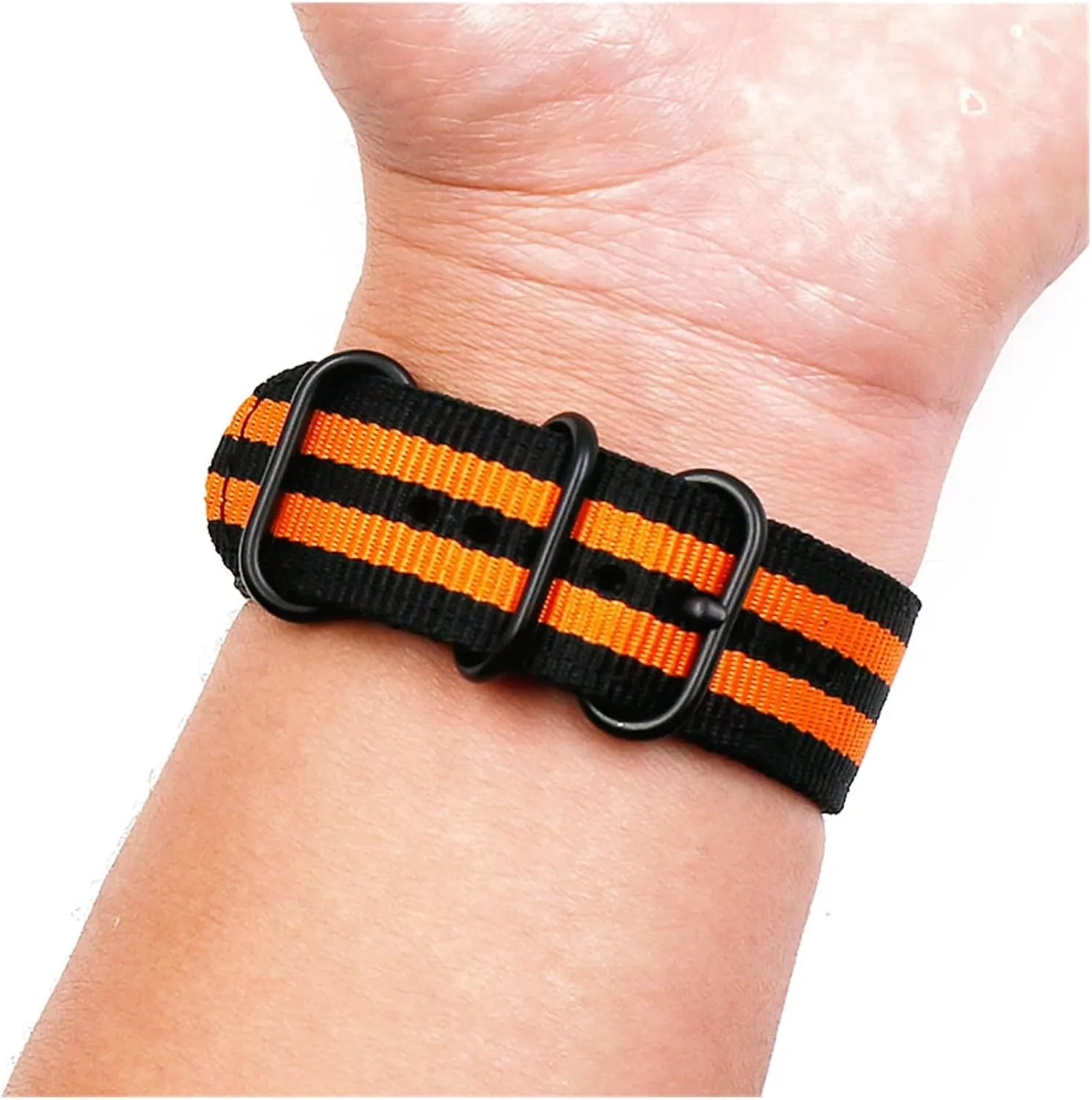 Waterproof Strap Female Bracelet Men Watch Band Durable CAREG Watch Accessories Nylon Strap Male Pin Buckle 18mm20mm22mm24mm unreal fate Sports 