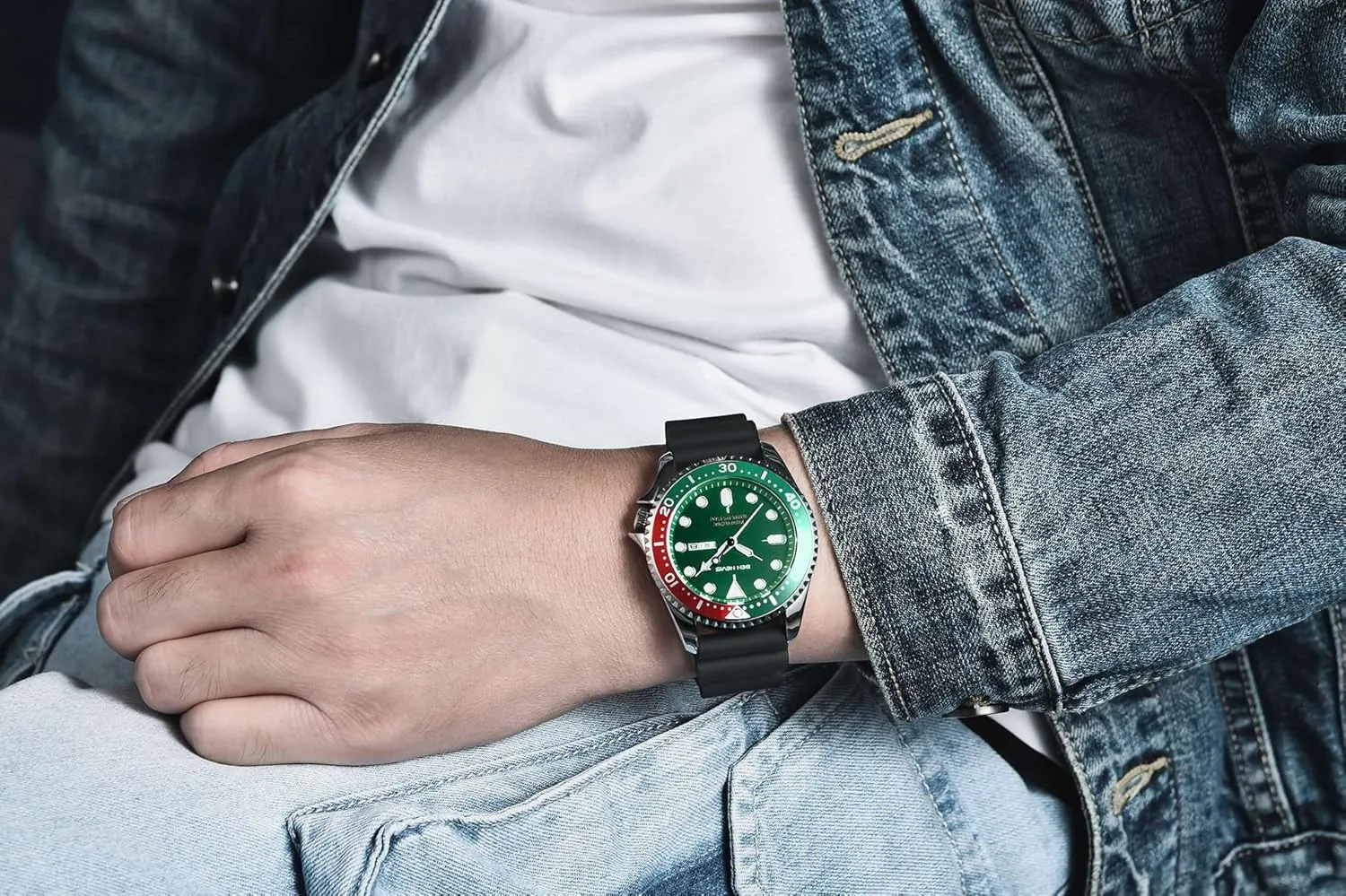 Waterproof Watch Adjustable Silicone Strap Large Face Quartz Analog Wrist Watch Carlien Men??s Minimalist Military Style Business and Sports Watch spiral disclaimer devour orient breadfruit Men??s Luminous Dial Date 