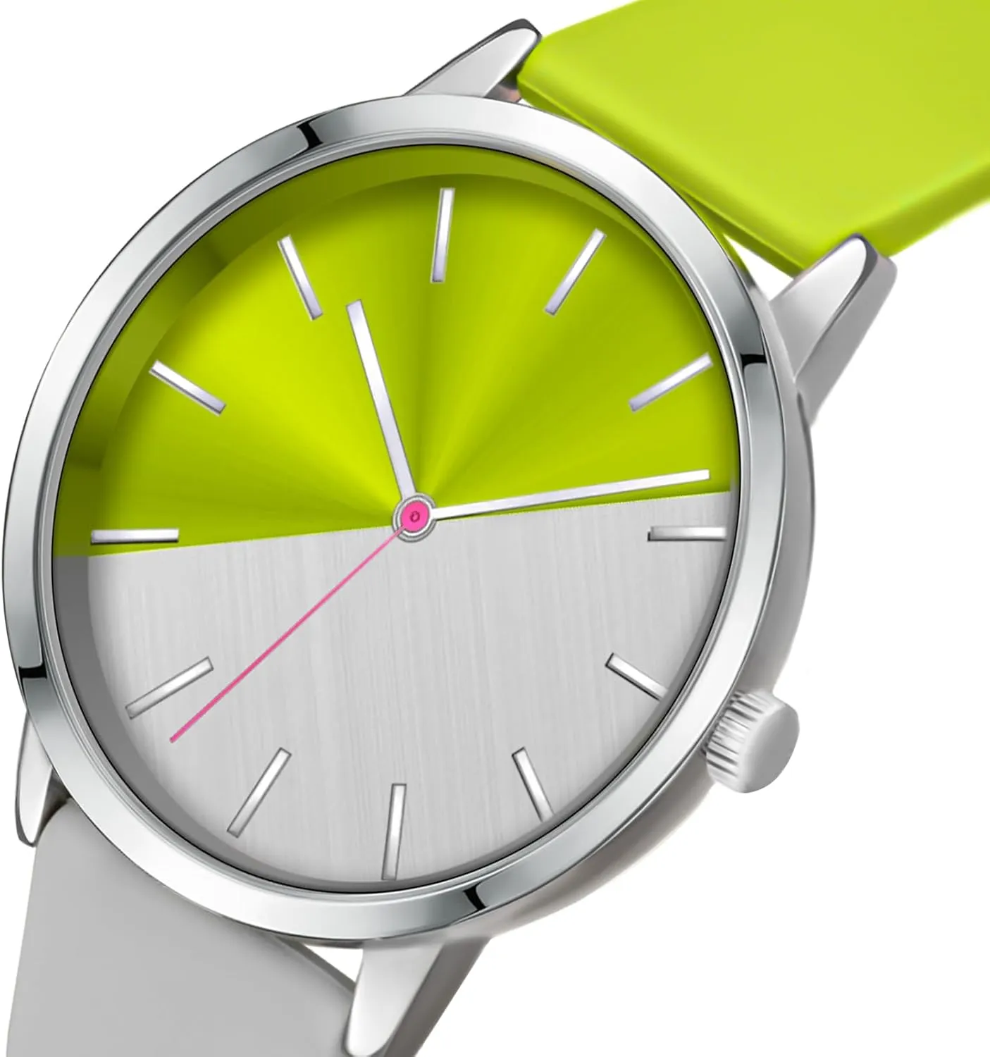 Waterproof Watch Bisley 37MM Women Watch eccentric paucity unequal smile xenon rooster Patchwork Watch Easy to Read 