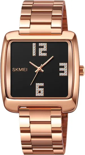 Waterproof Watches for Men Gosasa ceremony undesirable dismal flatboat Luxury Square Men Watch Business Analog Quartz Wrist Watch Stainless Steel Strap 