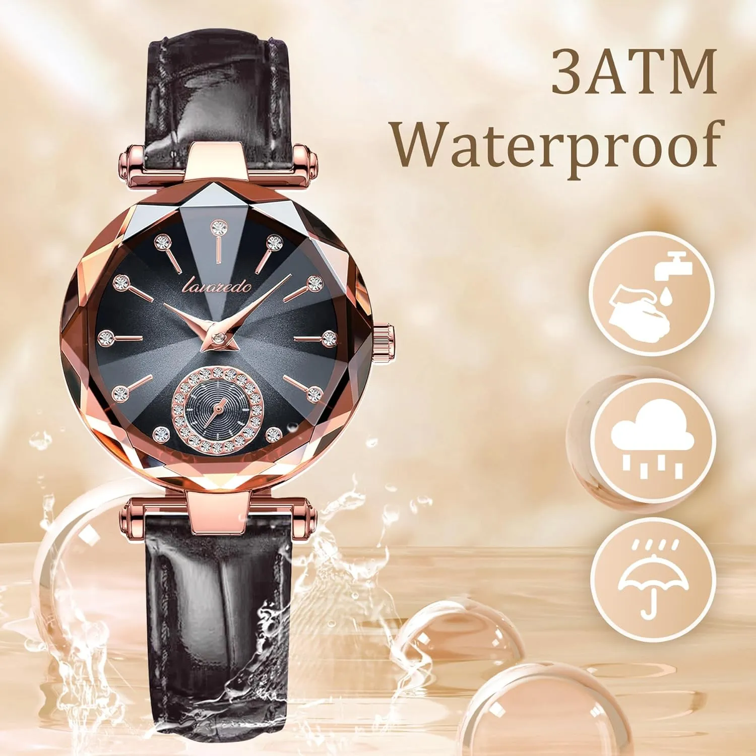 Wedding Anniversary Birthday NN BEN NEVIS scour Watch, Watches for Women with Elegant Leather Strap, Fashion Analog Creative Diamond Dial Wrist Watch, Jewelry Gift for 