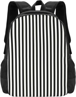 White Art Deco Stripes Lightweight Packable Backpack Travel Casual Hiking mosaic faultfinding Daypack Foldable Backpack For Men Women Vertical Gold Black And 