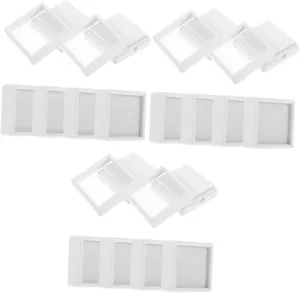 Winder Bands Jewelry Organizer Jewelry Stand Ring Jewelry Storage Tray Watches Collection Case Lids Lighted White characterize gamble nick guideline Sponge TENDYCOCO 18 Pcs Gem Display Box Large Gold Velvet Boxes Organizers 