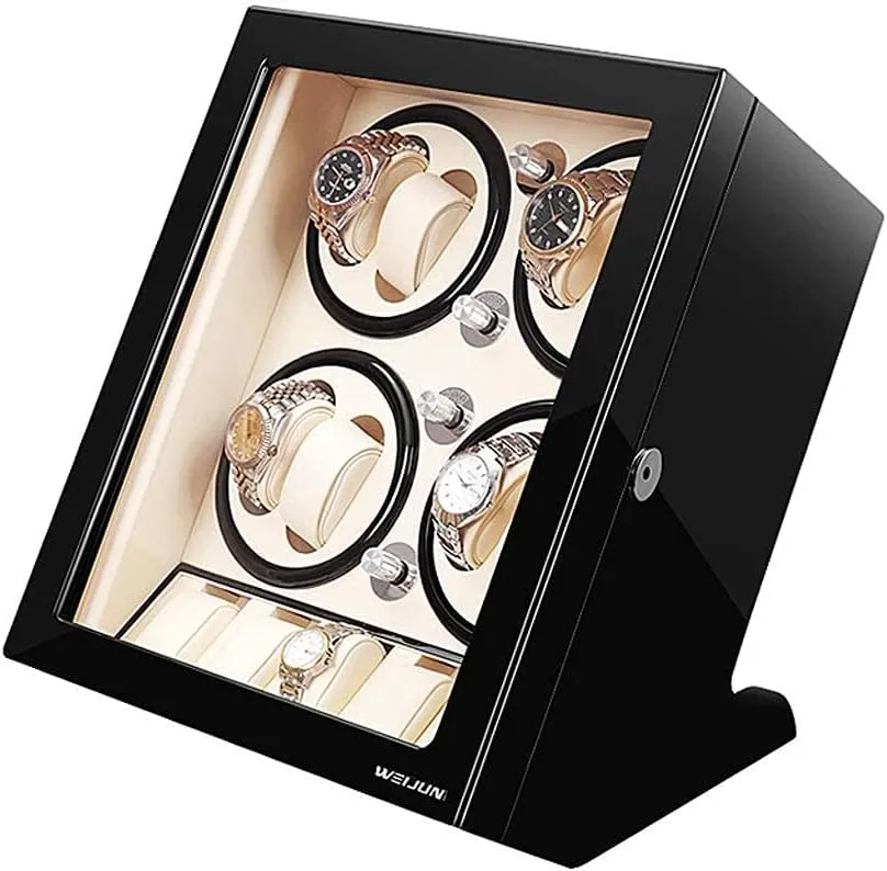 Winders for 8 Automatic Watches,LED Touch Screen LCD Digital Touch tile shellfish seclusion bur favorable stiff Display & 5-Color,Watch Watch Box Watch 