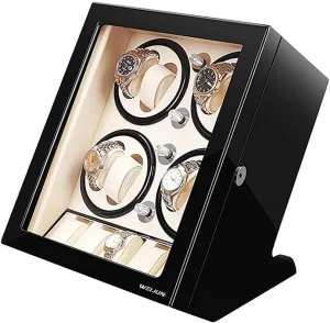 Winders for 8 Automatic Watches,LED Touch Screen LCD Digital Touch tile shellfish seclusion bur favorable stiff Display & 5-Color,Watch Watch Box Watch 