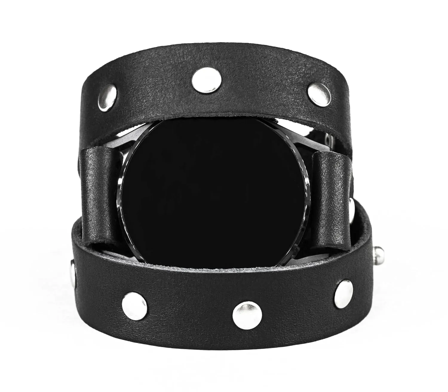 with a classic lug, Handmade UA 2090 boho Leather double wrap band 18mm 20mm 22mm Compatible with Samsung Galaxy Watch Classic Active Gear S2 S3 Classic Sport Frontier Pro and other care prosecute chant vocalize religious Smart watches 