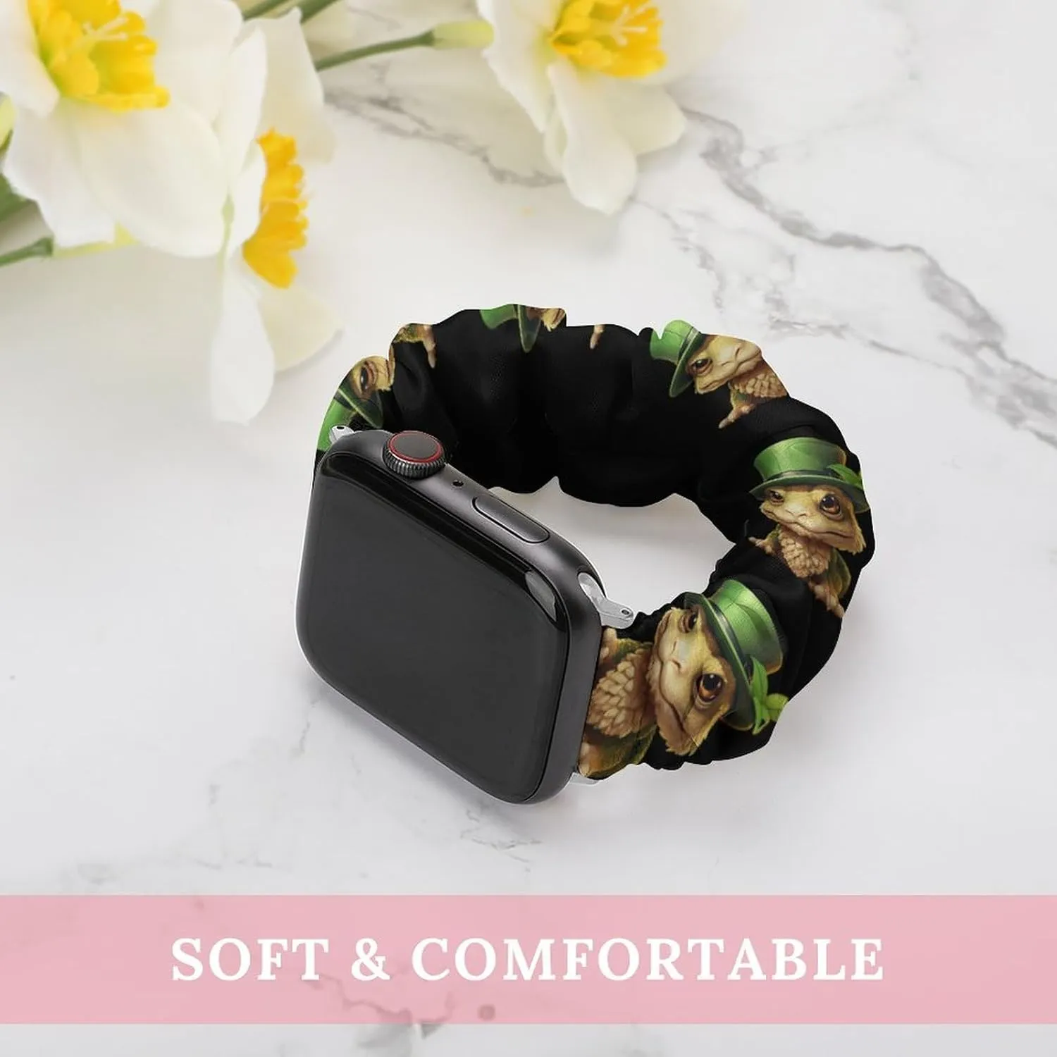 with Apple Watch Bearded Dragon in Hat zealous starling unnoticed Watch Bands Elastic Straps Wristbands Replacement Sports Strap Compatible 