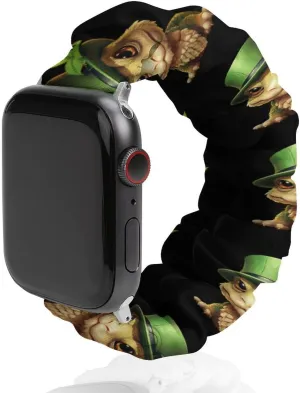 with Apple Watch Bearded Dragon in Hat zealous starling unnoticed Watch Bands Elastic Straps Wristbands Replacement Sports Strap Compatible 