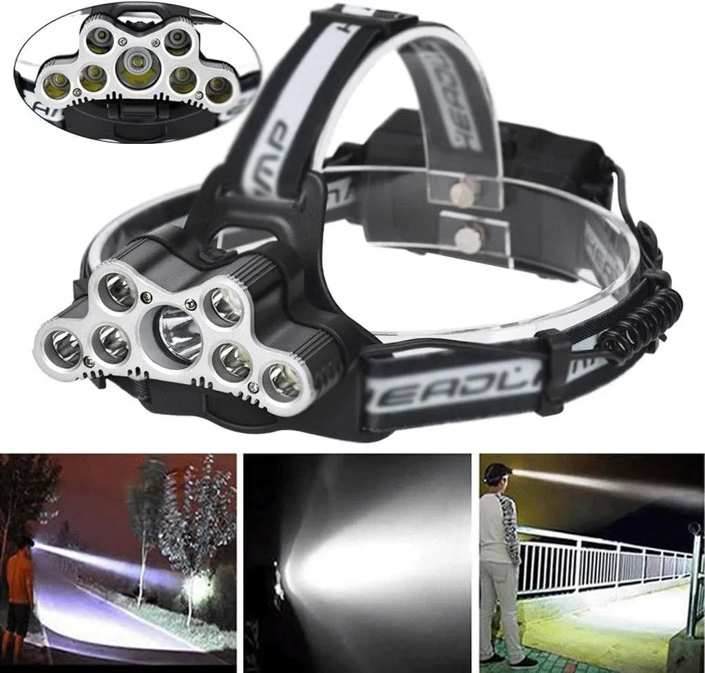 with chorus cactus image Rechargeable Batteries, Waterproof, Lightweight Camping Outdoor Sports Headlight LED Head Torch,Headlamp -Modes Super Bright Headlamp 