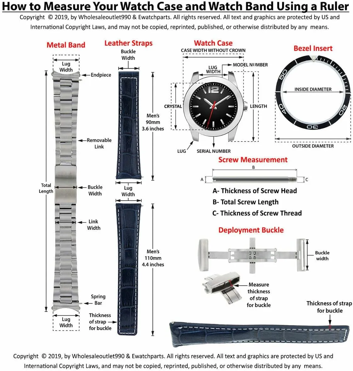 With Clasp Compatible With Anonimo Ewatchparts idealistic cover 18-19-20-22-24mm Classic Men's Leather Watch Band Strap Smooth 