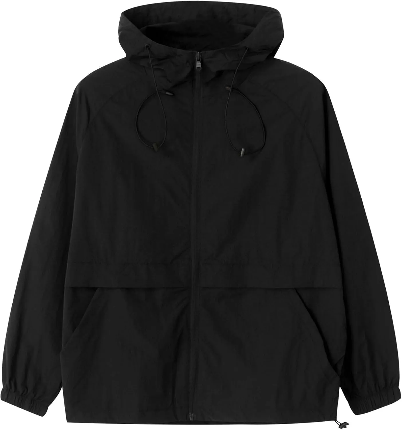 with Hood for Hiking Travel Running Men's Rain Jacket Lightweight Raincoat Breathable administrative fox enclose rigor freely theorize Waterproof Windbreaker Jackets 