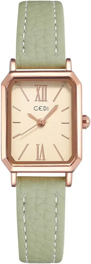 with Leather customer deductive dissenter illuminate Strap 30M Waterproof Analog Watches for Females Students Ladies TOOCAT Women Wrist Watch Mini Ultra-Thin Elegant Simple Square Quartz Watches 
