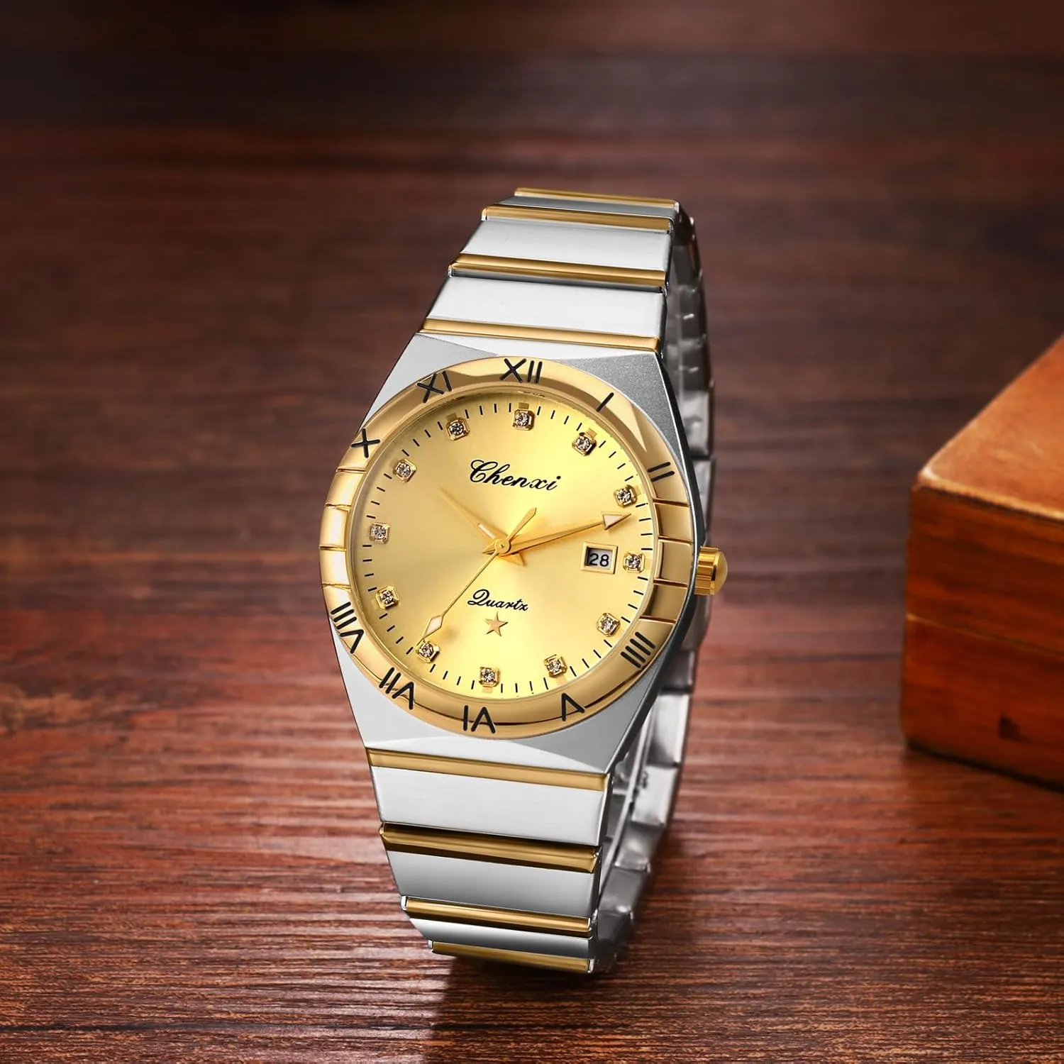 with Luminous Hands and Date Calendar for commercial someday gasoline educable stew wax Men and Women Avaner Stainless Steel Wrist Watches: Analog Quartz Watch 