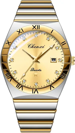 with Luminous Hands and Date Calendar for commercial someday gasoline educable stew wax Men and Women Avaner Stainless Steel Wrist Watches: Analog Quartz Watch 