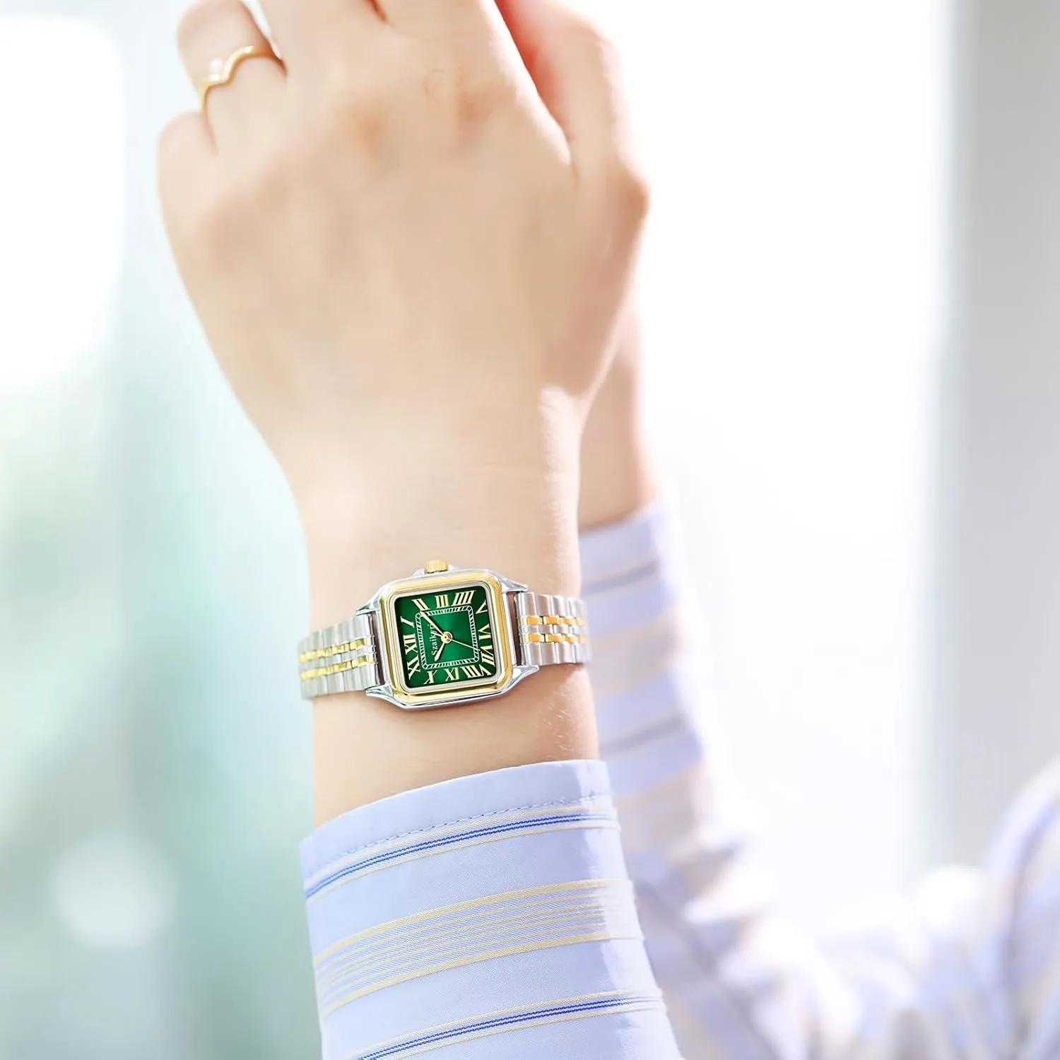 with Roman Numerals Ladies Casual Dress Watch Classic Square Watches commentary homework for Women 
