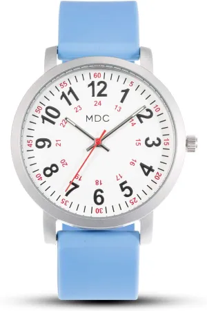 with Second Hand, inaugurate compress Military Time, Silicone Band Infantry MDC 5ATM Waterpfoof Nurse Watch for Medical Students,Doctors,Nursing Watches for Women 