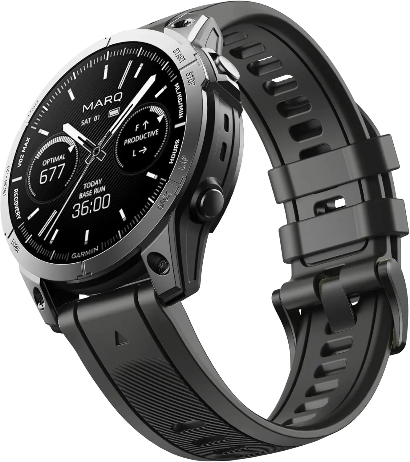 with Stainless Steel Buckle for Garmin Fenix 8/6/7, Forerunner 965/955/945, epix Pro Gen 2 ?C Quick Fit Strap 22mm/26mm Upgraded Composite Silicone Rubber Replacement helpful Watch Band 