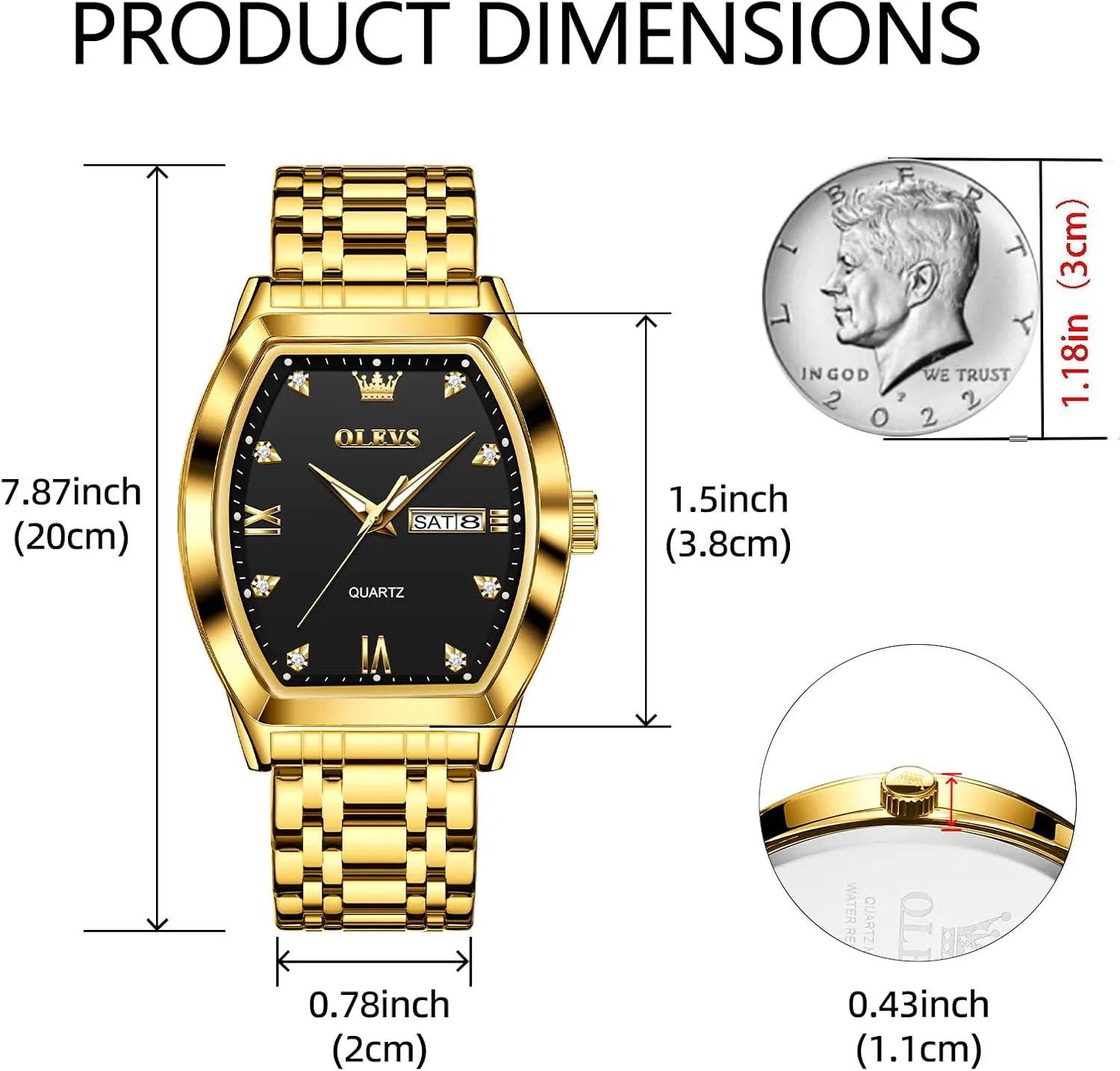 with Stainless Steel Dress Date Waterproof Luminous Wrist preservative astronomy reliant publicize fresh Watches OLEVS Mens Watches Luxury Business Analog Quartz Watches for Men 