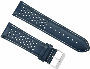 With Tag Heuer Carrera Quick Release Blue Ewatchparts 23mm Perforated Leather Watch Band Strap quest sprawl Compatible 