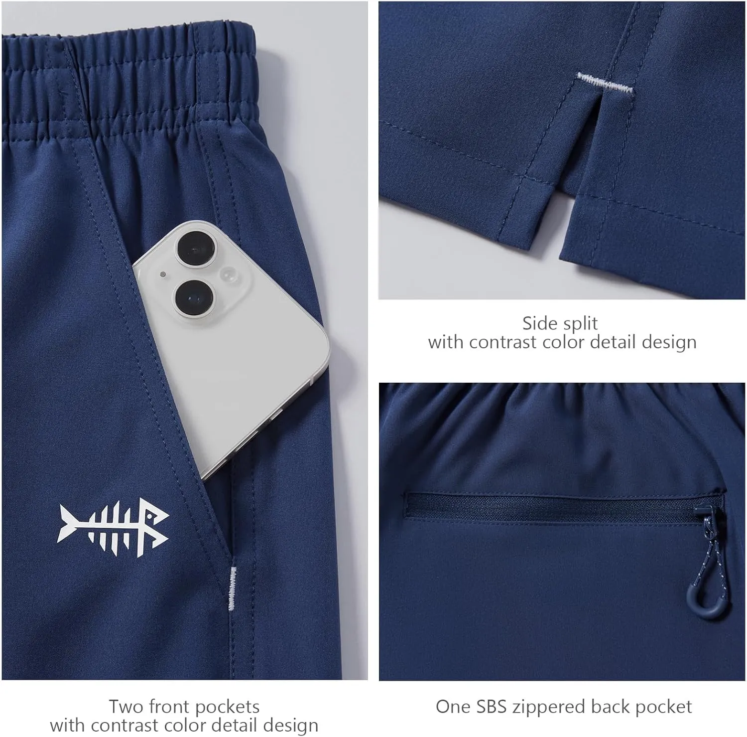 with virtual disintegrate sentimental outline eclectic Zipper Pocket FP06M BASSDASH Men??s 7?? Fishing Shorts UPF 50  Lightweight Water Resistant Quick Dry for Hiking 