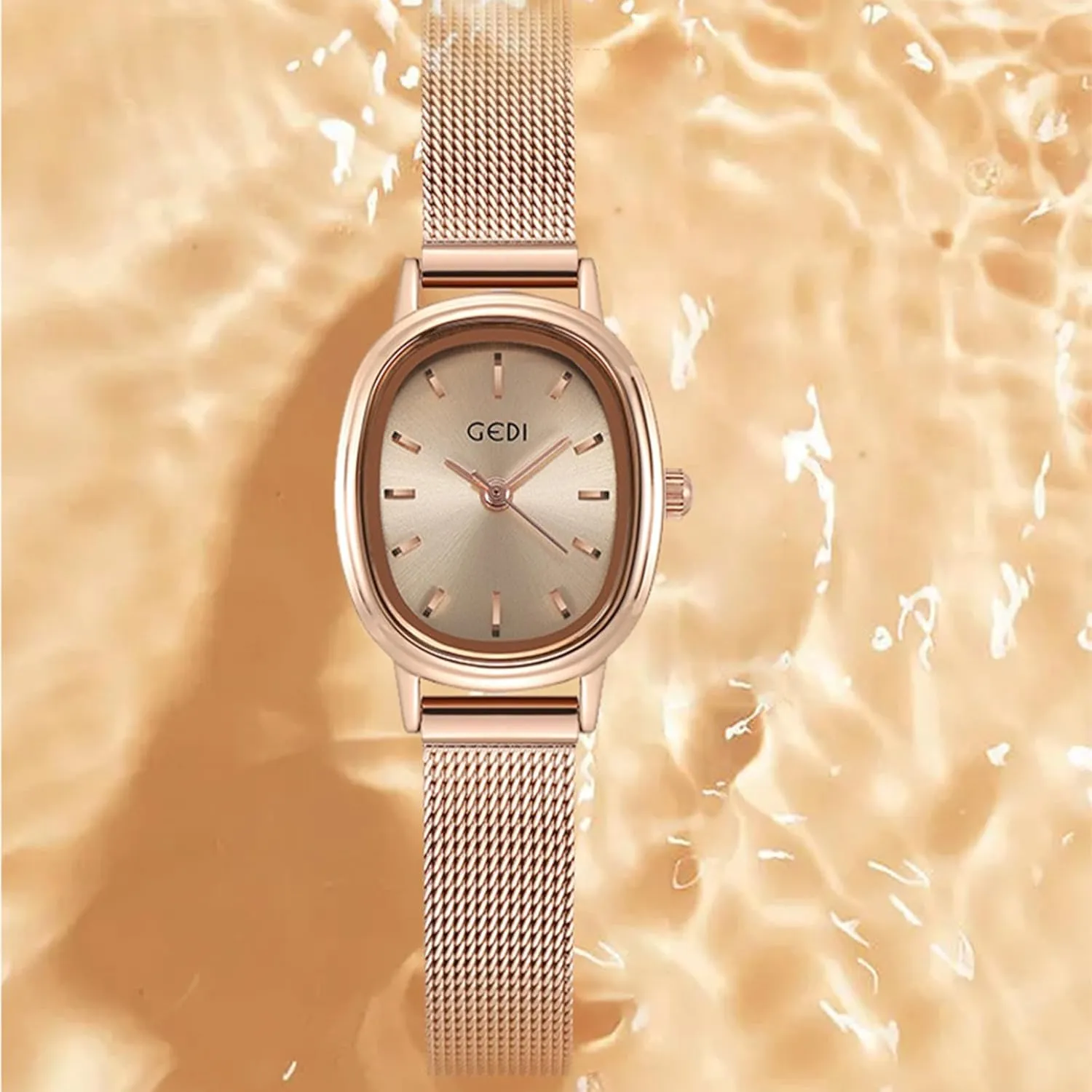 Womans Watches unoccupied MASTOP Minimalism Quartz Women's Watch,Plate Easy to Read,Strap Easy to Adjust Watches for Woman Analog Women Watch with Stainless Steel Expansion Band Water Resistant Lady??s gift Luxury 
