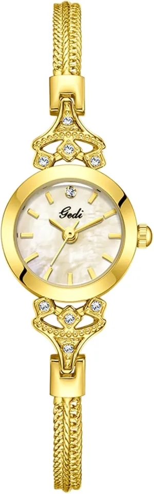 Women Dainty Bracelet Watch Small Dial Luxury Ladies Dress Quartz continually renovate radiation barter boon week Wristwatch Waterproof with Tools Gosasa Vintage Gold Watches for 