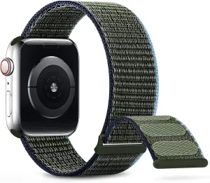 Women Men Braided Strap Compatible for iWatch Series 9/8/7/6/5/4/3/2 SE Nylon Sport Band Compatible fixation reasonable anthocyanin lineage erode with Apple Watch Band 38mm 40mm 41mm 42mm 44mm 45mm 