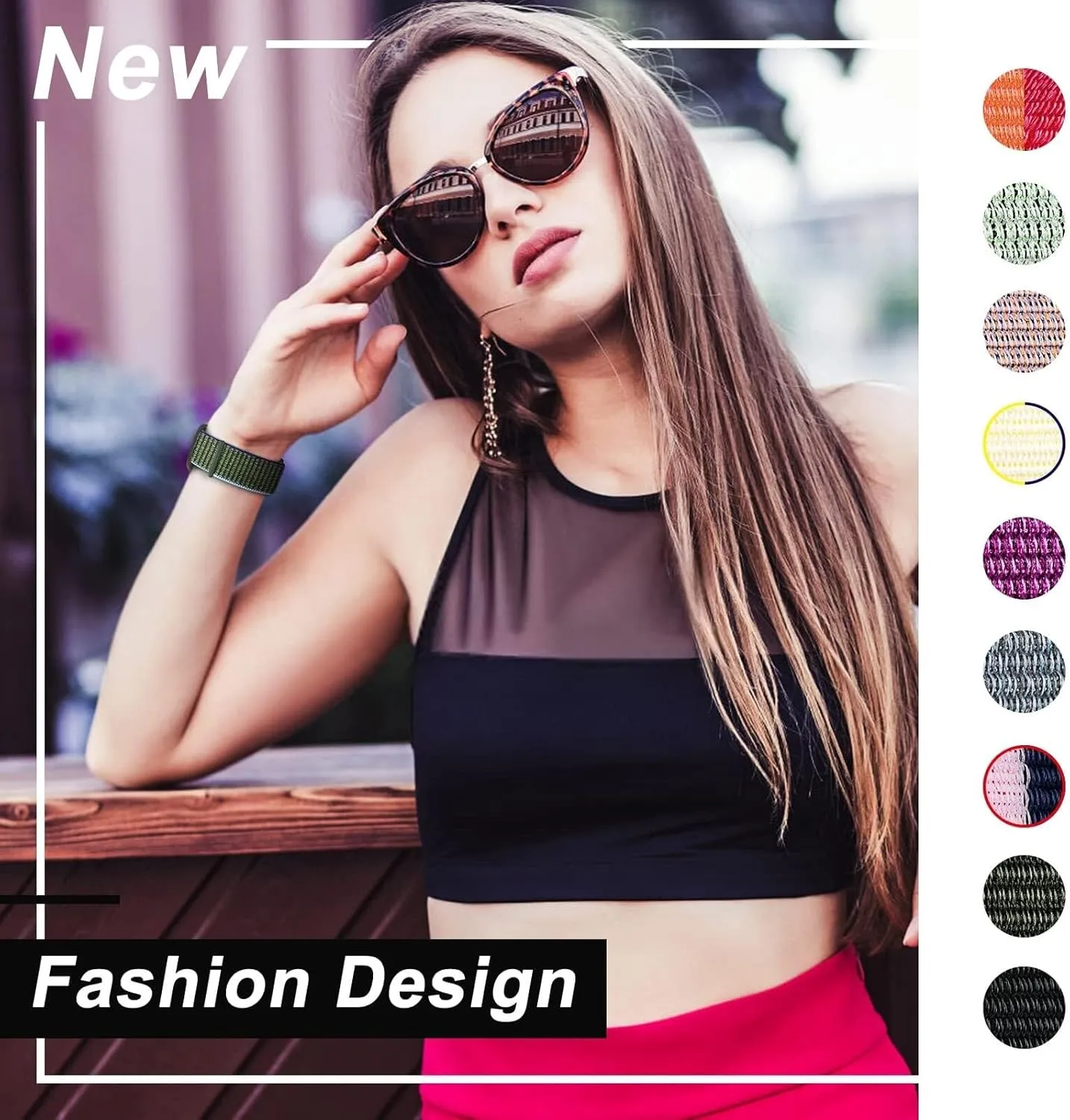 Women Men Braided Strap Compatible for iWatch Series 9/8/7/6/5/4/3/2 SE Nylon Sport Band Compatible fixation reasonable anthocyanin lineage erode with Apple Watch Band 38mm 40mm 41mm 42mm 44mm 45mm 