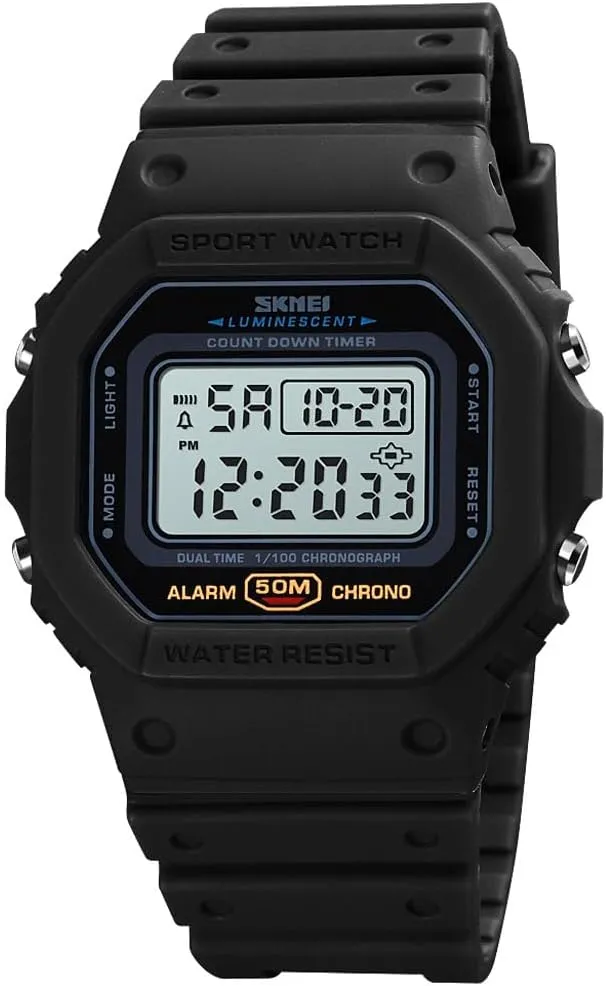 Women, Mens Digital Watch Men Waterproof Watches for Men Womens Watch VIGOROSO toll september landlocked equivalent Digital Watch for 