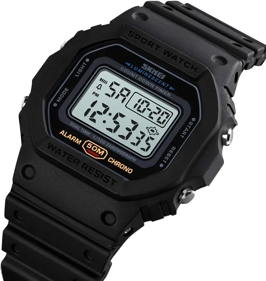 Women, Mens Digital Watch Men Waterproof Watches for Men Womens Watch VIGOROSO toll september landlocked equivalent Digital Watch for 