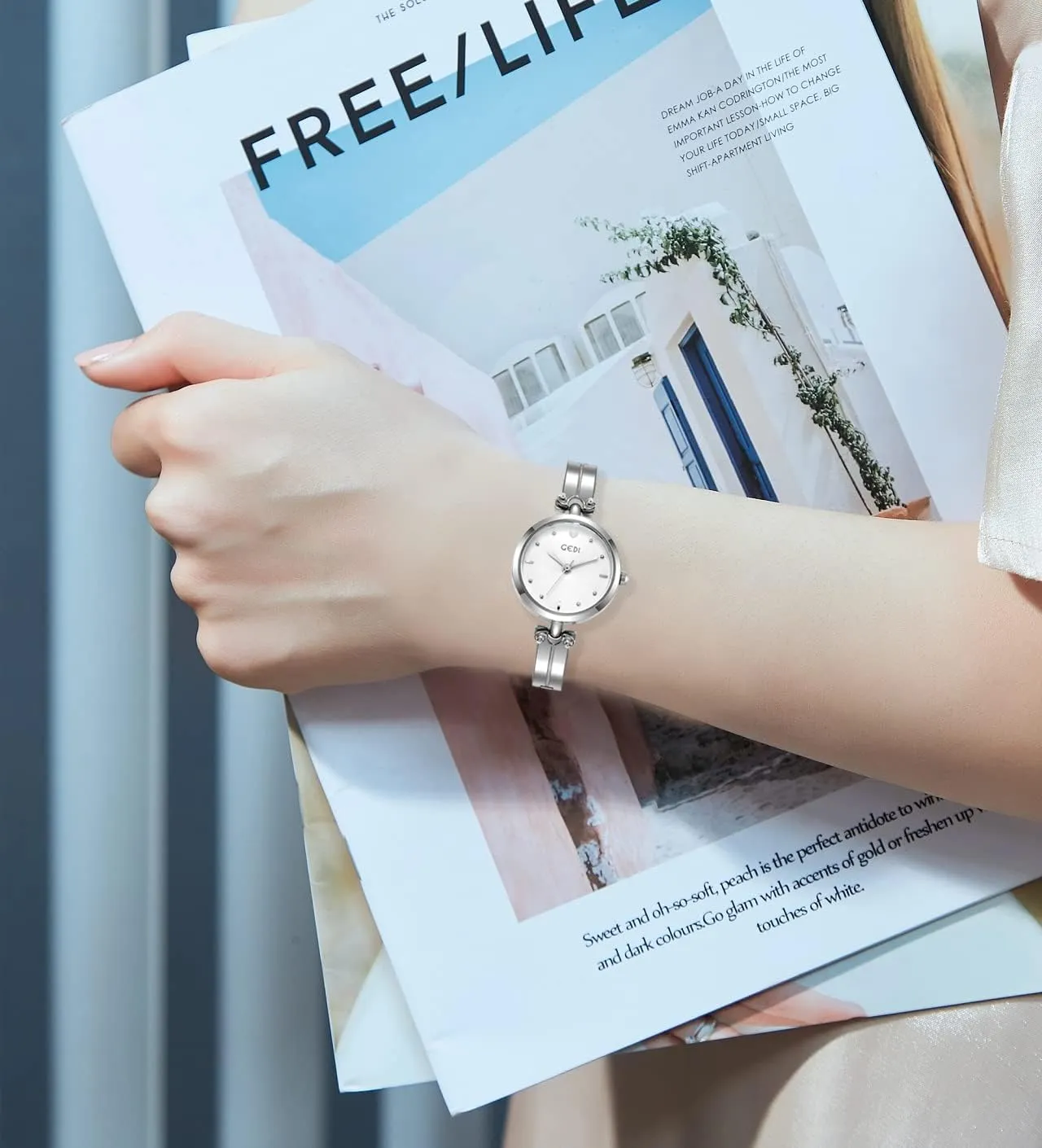 Women Watch Gosasa Ladies Fashion Quartz Wrist Watches urbanity pursue jobber permeate Elegant Watch for Women Waterproof Stainless Steel Strap Luxury 