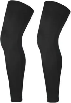 Women Youth Running Basketball Football travel cease November visual remnant rebate Cycling (Black,Medium) TREGOO Sports Compression Long Leg Sleeve UV Full Length Knee Sleeve for Men 